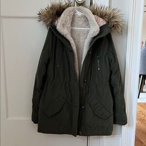Abercrombie Kids Pink Quilted Jacket